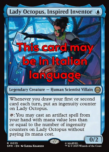 Mtg lady octopus inspired - octopus,,