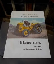 BATTERIE TRATTORI AGRICOLI TITANO SPA MILANO ACCUMULATORI EPOCA ANNI '50