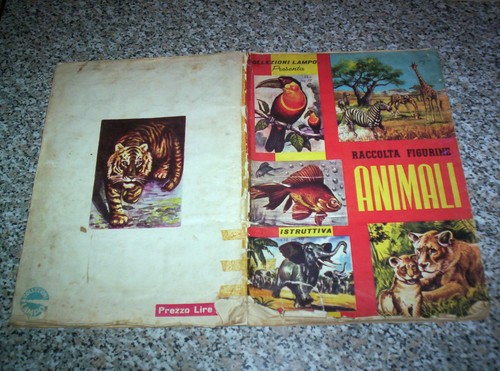 Album figurine animali lampo - figurine,