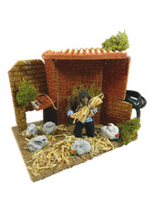 Bambino con Conigli in