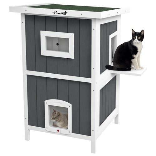 Pawhut casetta per gatti - pawhut, da