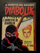 Diabolik 3 Prima Serie Ingoglia Falso 1963 Riproduzione Fedele Invecchiato