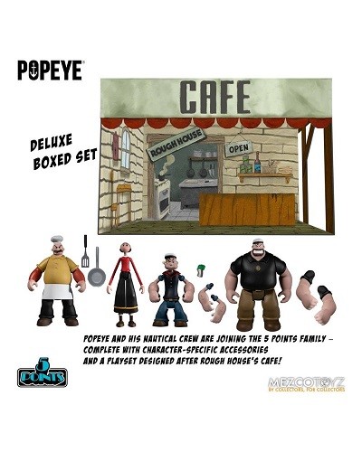 Mezco popeye points figures - mezco,
