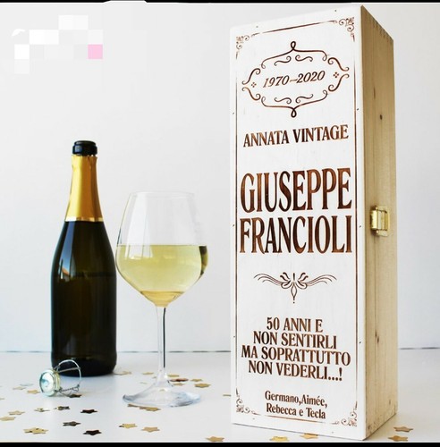 Cassettina porta vino legno - porta,