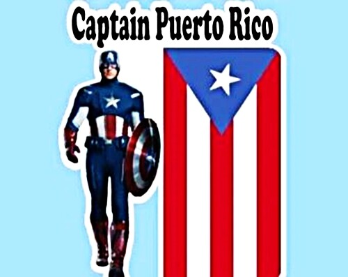 Adesivo capitano porto rico - capitano,