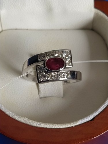 Anello oro bianco con - anello,