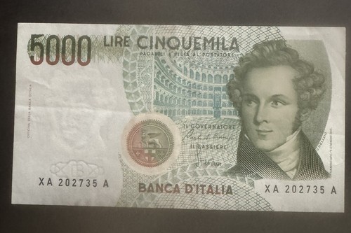 000 lire 5000 - 5000, bellini