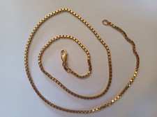 Catenina ORO 18kt Maglia Veneziana 51cm 18gr UNOAERRE• 1 AR Arezzo Made in ITALY