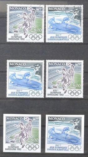 1992 monaco francobolli - monaco,