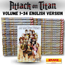 Attack On Titan Manga Vol.1-34