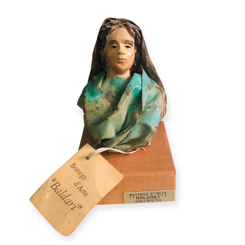 Busto donna cartapesta - donna,