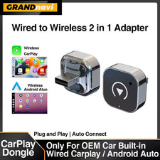 Nuovo Wireless CarPlay Android Auto Adattatore USB Dongle Smart Mini Box