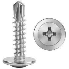 VITI AUTOPERFORANTI TESTA LARGA mm4,2 mm4,8 ZINCATO AUTOFORANTI VARIE LUNGHEZZE