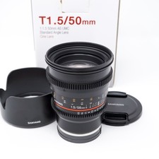 Obiettivo Samyang 50mm T1.5 AS