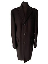 Nino Danieli Cappotto In Lana Vergine Taglia 50 Nero 