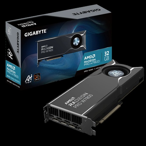 Gigabyte amd radeon pro w7800 - amd,