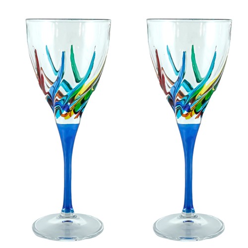 Coppia calici vino - di,