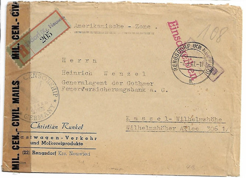 1947 zettel rengsdorf - r-zettel,