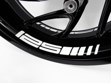 Set 4 adesivi moto letto