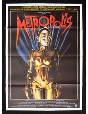 manifesto METROPOLIS Fritz Lang Giorgio Moroder Queen Freddie Mercury A409