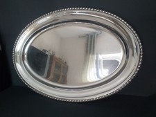 Vassoio Ovale Argentato 900