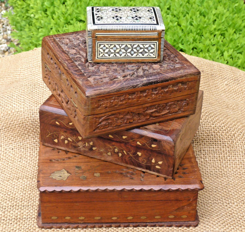 Scatola legno vintage - scatola,