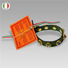 Marino Orlandi Swarovski Bracciale Verde Regolabile Borsetta Accessorio Designer