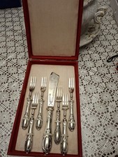 Set Posate Dessert  ×6 Placato Argento 800