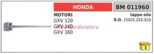 Tappo carburante HONDA rasaerba tosaerba tagliaerba GXV 120 140 160 011960