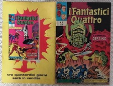 fantastici 4 quattro prima 1 serie corno 45 bianco galactus buono omaggi raro