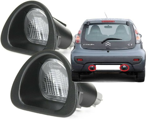 Coppia fanale targa - coppia,