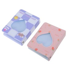  2 Pcs Album Porta Foto Per Fotografico Di Cartoline Cartella Fotografica