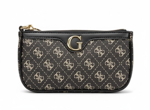Pochette guess nera stampa - nera,