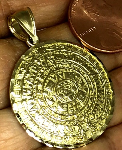 Gold ciondolo azteco - ciondolo,