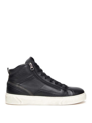 Scarpe sneakers alte uomo nero - sneakers,