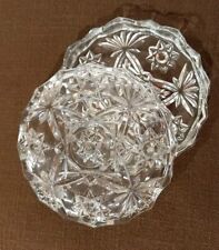 CONTENITORE vetro inciso, portacaramelle portagioie scatola portaoggetti vintage