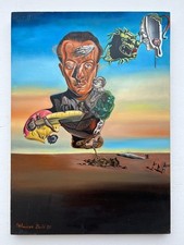 QUADRO OLIO SU TELA SALVADOR