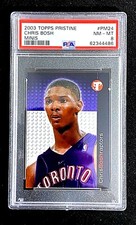 PSA 8 2003 CHRIS BOSH RC PRISTINE TOPPS PM24 PRISTINE MINI ROOKIE G2186R30E01922