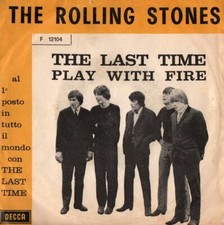 THE ROLLING STONES  - THE LAST TIME  - PLAY WITH FIRE   custodia bordo giallo