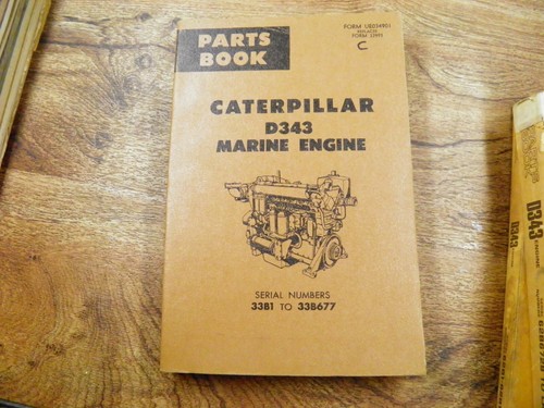 Cat caterpillar d343 - cat, manuale