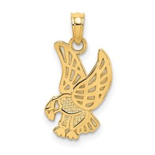 14k Yellow Gold Eagle Landing