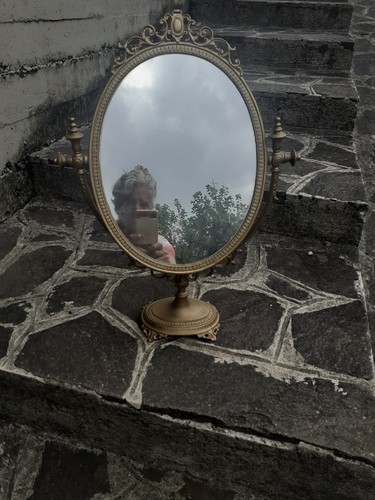 Specchio antico tavolo - specchio,