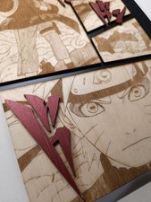 Quadro Manga 3D Naruto In