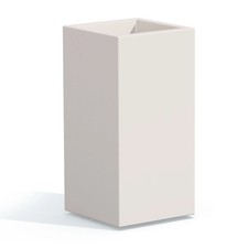 Vaso cube alto - 40x40, bianco