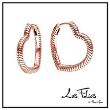 Orecchini Snake a Cuore Rosè