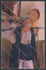 Cagliari Costumi Sardi Cacciatore Pellerano cartolina ZG0802