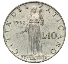 Lire 1952 città del - 10,