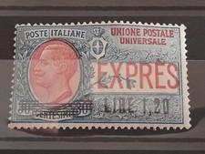1921 Italia Regno Espresso tipo 1908 soprastampato 1,20 lire su 30 c n 5 MH*