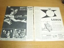FRANCA RIO PATTINAGGIO ARTISTICO clipping ritaglio articolo foto ANNI 50 1950
