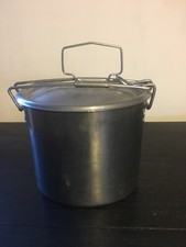 ? Gavetta Porta Vivande Bollitore Vintage Metallo Modernariato